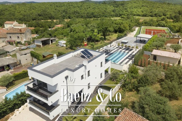 photo 1 Istra, Flengi, modern villa with an impressive garden and sea view