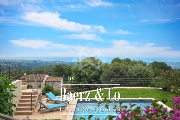 photo 1 SAINT-PAUL-DE-VENCE - Splendid Neo-Provençal Villa with panoramic sea view