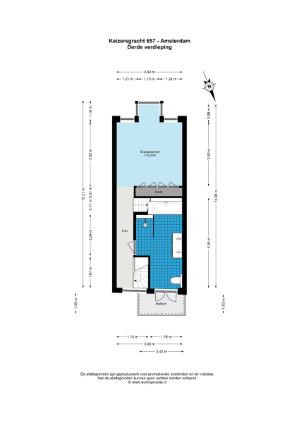 Floor Plan 8 - Keizersgracht 657