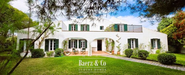 photo 1 SPECTACULAR MENORCAN VILLA FACING THE SEA IN THE BAY OF FORNELLS, MENORCA