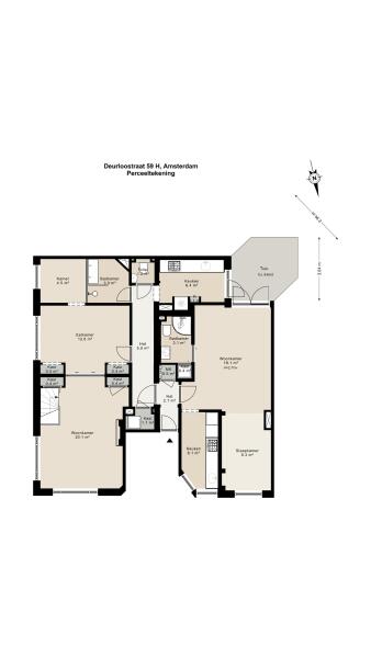 Floor Plan 2 - Deurloostraat 59 H