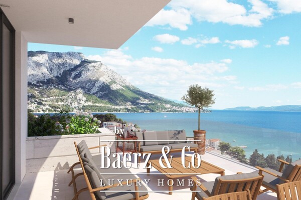 photo 19 Duće, luxurious Penthouse in a new building with a swimming pool and an open sea view