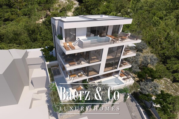 photo 1 Duće, new construction, luxurious apartment with pool and open sea view S1 ​