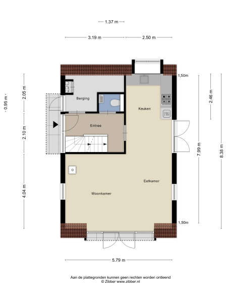 Floor Plan 1 - Burgemeester Peecklaan 8 001