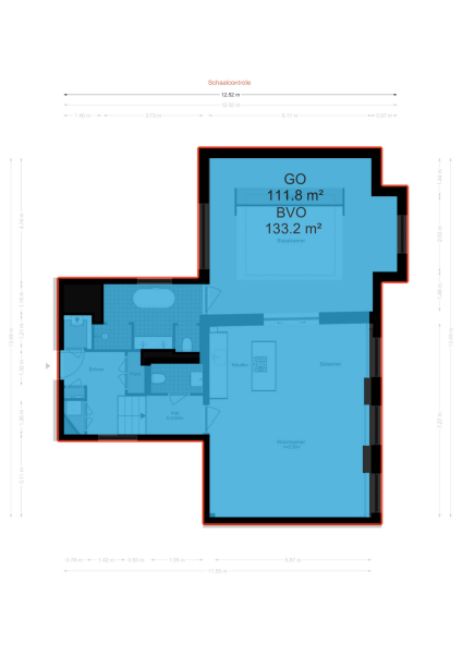 Floor Plan 4 - Keizersgracht 131 E