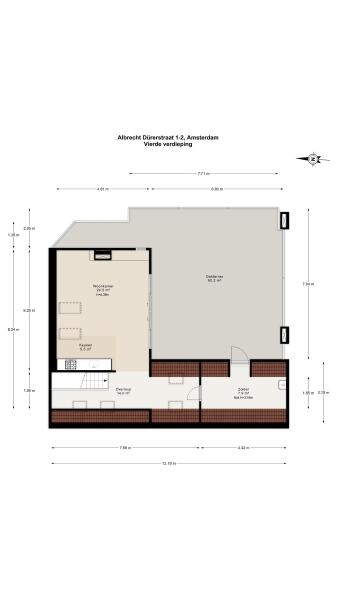 Floor Plan 4 - Albrecht Durerstraat 1 2
