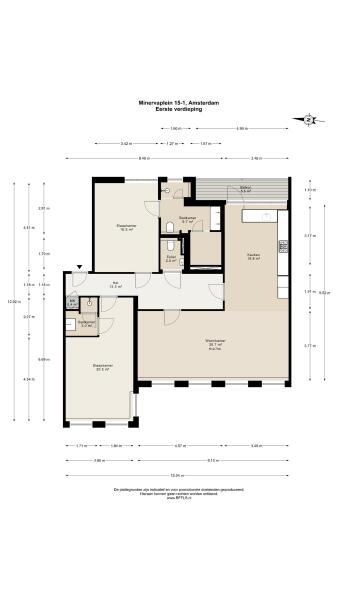 Floor Plan 1 - Minervaplein 15 1