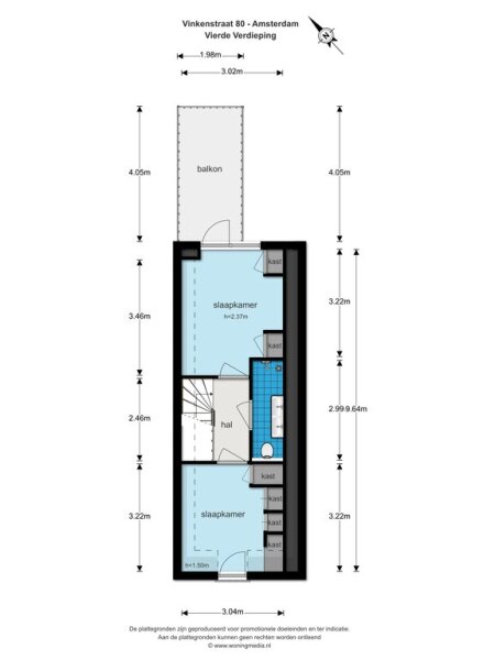 Floor Plan 4 - Vinkenstraat 80 D