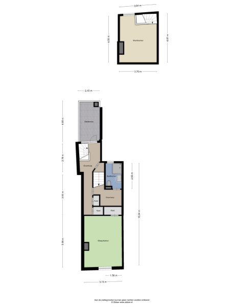 Floor Plan 3 - Dwars Koornbrugsteeg 8