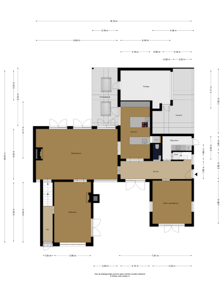 Floor Plan 1 - Watermolensteeg 5
