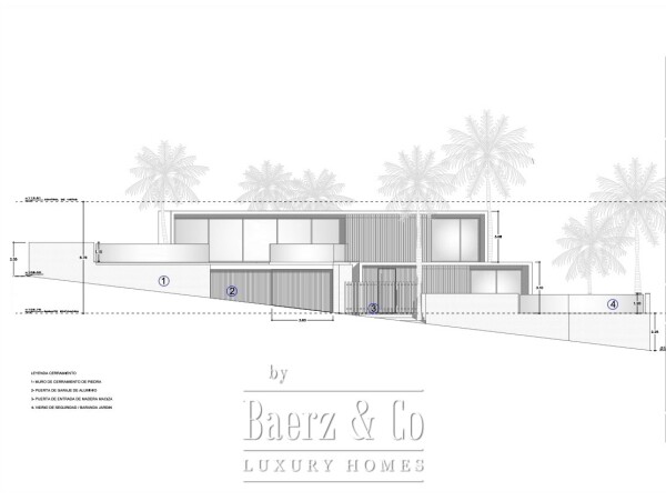 Floor Plan 1 - Brutalist style villa in east Tenerife