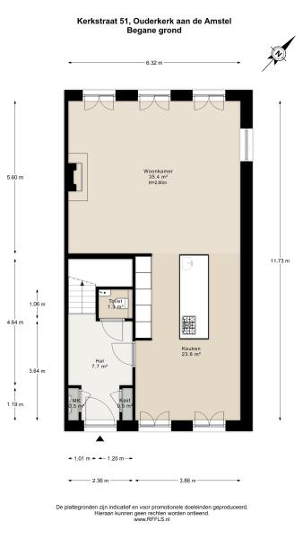 Floor Plan 1 - Kerkstraat 51