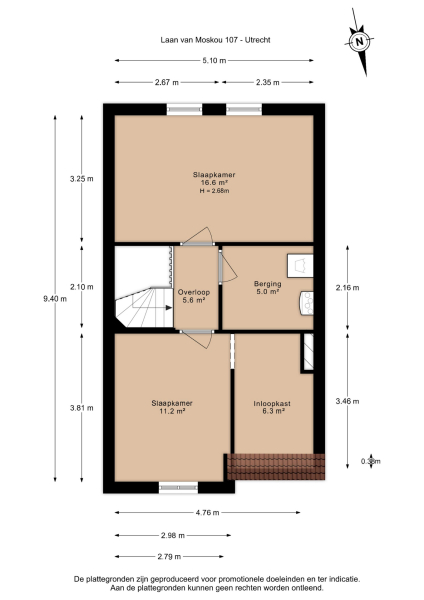 Floor Plan 5 - Laan van Moskou 107