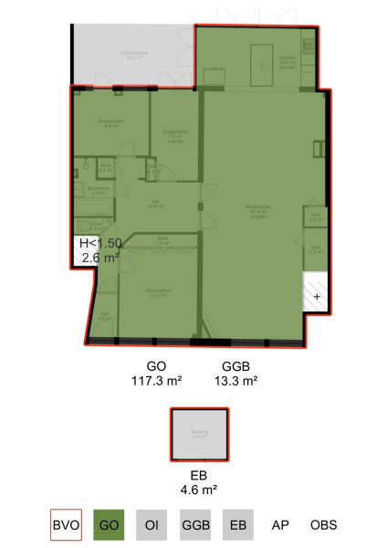 Floor Plan 7 - Merwedeplein 57 H