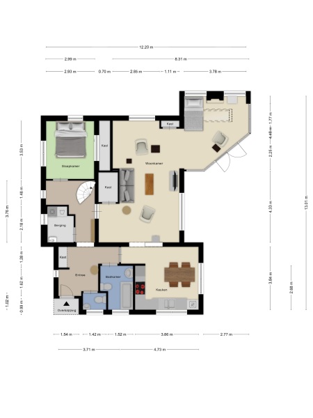 Floor Plan 1 - Galgendijk 3