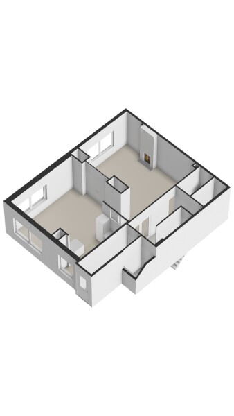 Floor Plan 2 - Raphaëlstraat 25 H