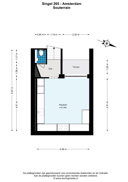 Floor Plan 1 - Singel 265 A