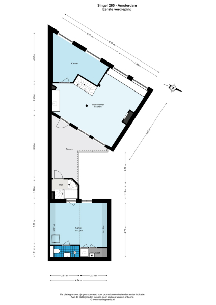 Floor Plan 4 - Singel 265 A