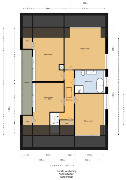 Floor Plan 2 - Koeduinweg 1