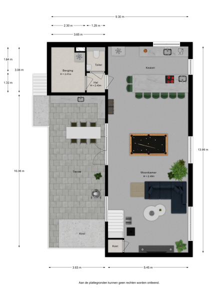Floor Plan 3 - Simon van Capelweg 7 B